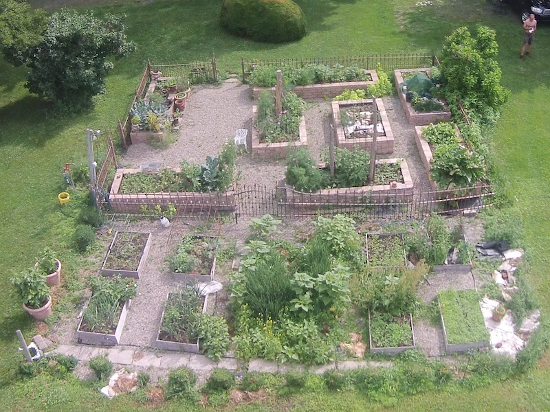 The main vegetable garden